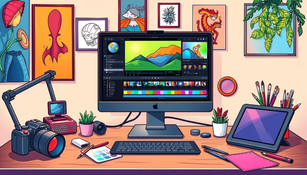 características de editores de fotos y videos