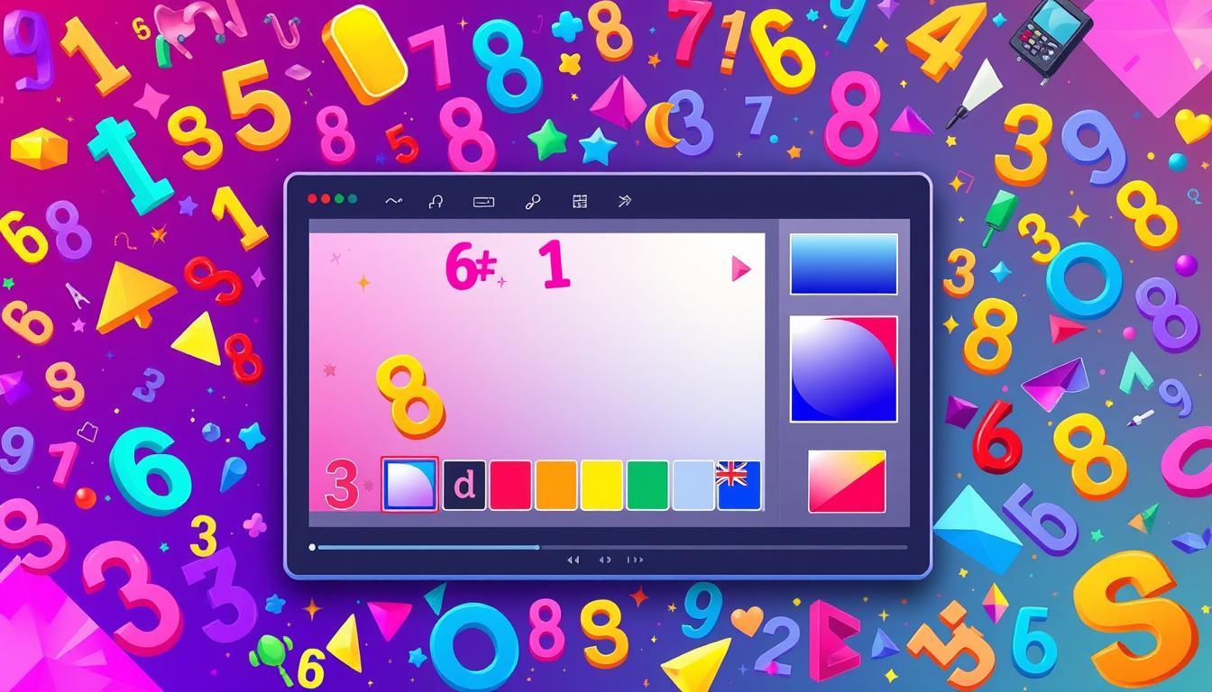 editor de fotos con numeros